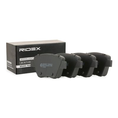 комплект спирачно феродо, дискови спирачки RIDEX 402B0316