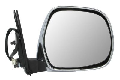 Zijspiegel Rechts (elektrisch, in reliëf) past: TOYOTA LAND CRUISER PRADO J12, LAND CRUISER PRADO J15 09.02-