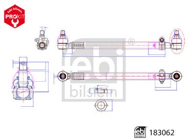 FEBI BILSTEIN Lenkstange