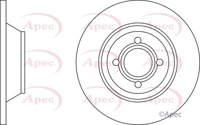 Brake Disc APEC DSK630