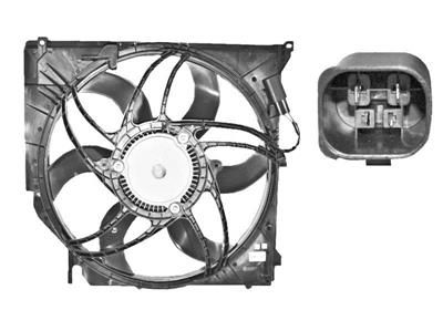 VAN WEZEL 0680746 Вентилятор системы охлаждения двигателя  для BMW X3 (Бмв X3)