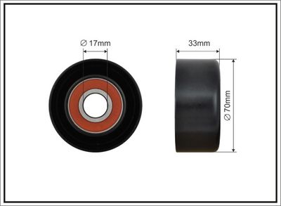 Tensioner Pulley, V-ribbed belt 475-99