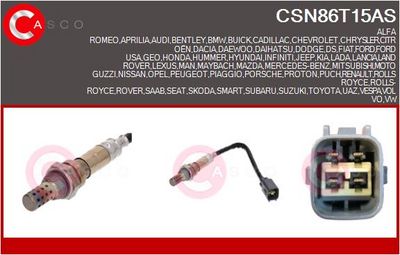 SONDA LAMBDA CASCO CSN86T15AS