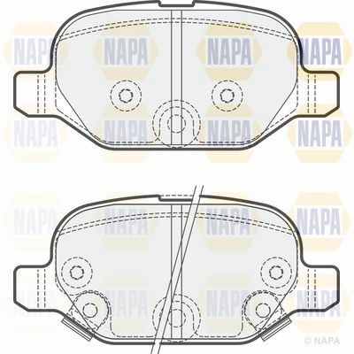 Brake Pad Set NAPA PBP7562