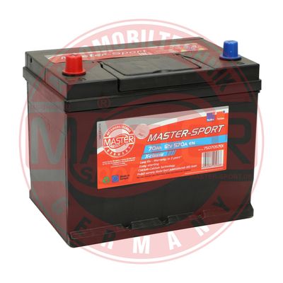Стартерная аккумуляторная батарея MASTER-SPORT GERMANY 750705701 для MITSUBISHI SIGMA