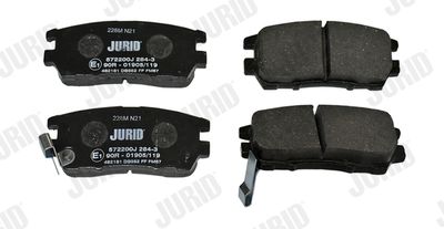 BREMSBELAGSATZ SCHEIBENBREMSE