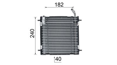 RADIATOR ULEI ULEI MOTOR MAHLE CLC291000P 10