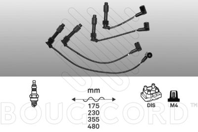 Комплект проводов зажигания EFI AUTOMOTIVE 8101 для DAEWOO REZZO