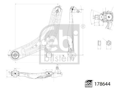 BRAT SUSPENSIE ROATA FEBI BILSTEIN 178644 1