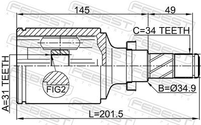 Joint Kit, drive shaft 1011-J300RH