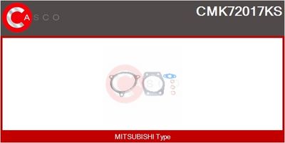 SET MONTAJ TURBOCOMPRESOR CASCO CMK72017KS