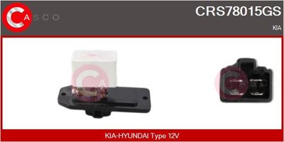 CASCO CRS78015GS Вентилятор салона для KIA JOICE (Киа Жоике)