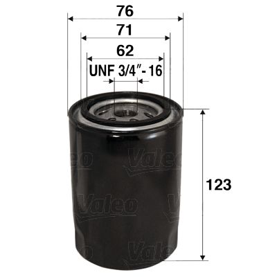 Масляный фильтр VALEO 586070 для MERCEDES-BENZ 190