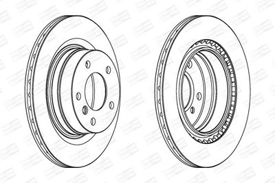 BREMSSCHEIBE CHAMPION 562316CH 1