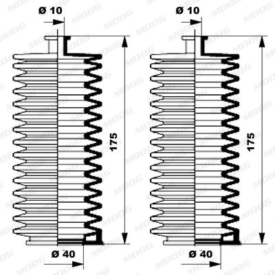 ANSAMBLU BURDUF DIRECTIE MOOG K150005 1