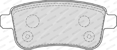 Комплект тормозных колодок, дисковый тормоз FDB4182