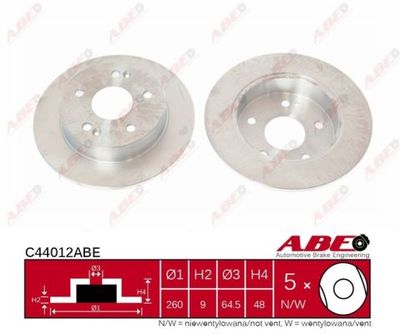 Bromsskiva ABE C44012ABE