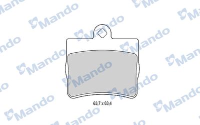 MANDO MBF015990 Тормозные колодки и сигнализаторы  для MERCEDES-BENZ C-CLASS (W202) C 200 D (202.122)