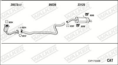 Изпускателна система WALKER CIP17330B