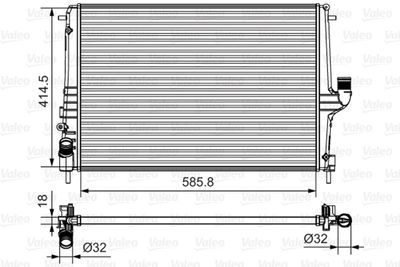 VALEO 735635 Крышка радиатора  для DACIA LOGAN (Дача Логан)