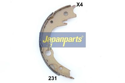 JAPANPARTS Stabdžių trinkelių komplektas