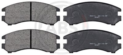 Комплект тормозных колодок, дисковый тормоз A.B.S. 36611 для SUZUKI SWIFT