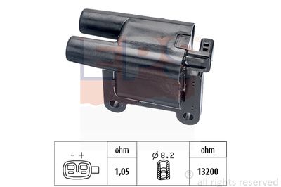 EPS 1.970.580 Катушка зажигания  для HYUNDAI SANTA FE (Хендай Санта фе)