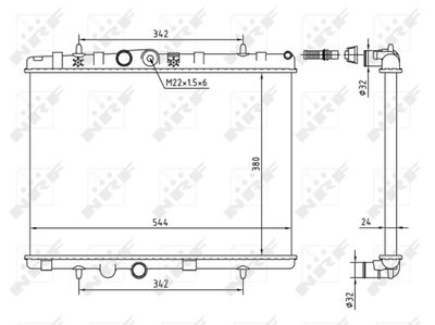 Kylare, motorkylning NRF 58226A