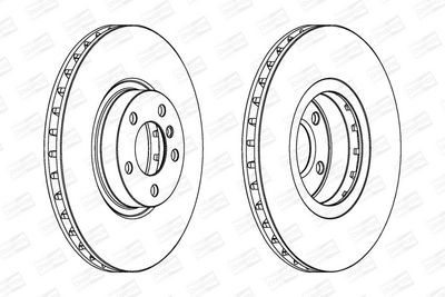 BREMSSCHEIBE CHAMPION 562520CH1 1