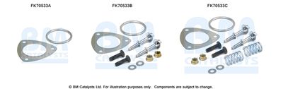 Монтажен комплект, изпускателна тръба BM Catalysts FK70533