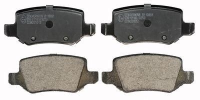 Brake Pad Set, disc brake B110891