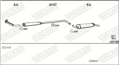 Изпускателна система WALKER CI50012