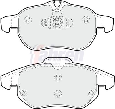 Fahren Brake Pad Set, disc brake FBP3069