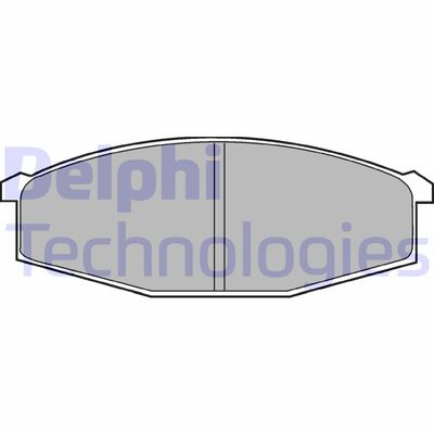 Комплект тормозных колодок, дисковый тормоз DELPHI LP373 для NISSAN 280ZX,ZXT