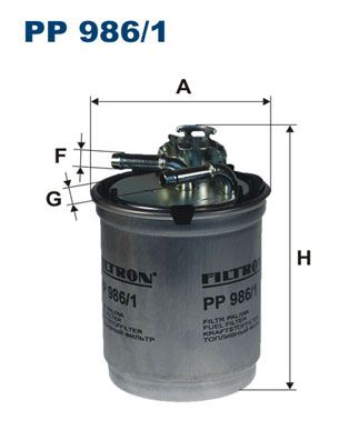 FILTRON PP 986/1 Топливный фильтр  для SKODA ROOMSTER (Шкода Роомстер)