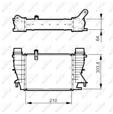 INTERCOOLER COMPRESOR NRF 30507 4