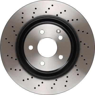 Brake disc Voor Links/Rechts past: MERCEDES E T-MODEL (S211), E (W211), SL (R230) 1.8-5.5 10.01-01.12