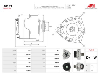 Generator AS-PL A0133