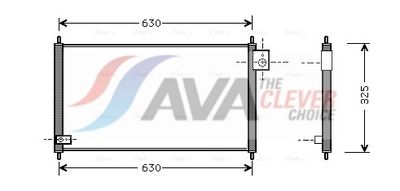 KONDENSATOR KLIMAANLAGE AVA Clever Choice HD5111