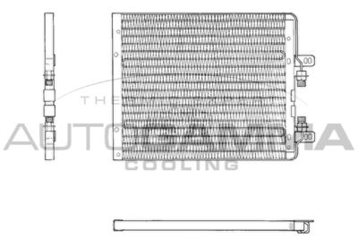 AUTOGAMMA 101827 Радиатор кондиционера  для FIAT CROMA (Фиат Крома)