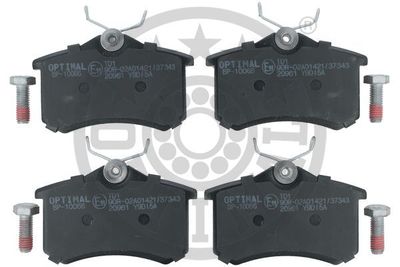Комплект тормозных колодок, дисковый тормоз OPTIMAL BP-10066 для VW T-CROSS