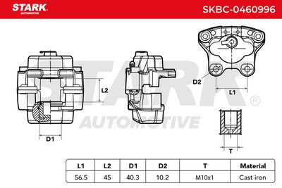 спирачен апарат STARK SKBC-0460996