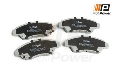 stabdžių trinkelių rinkinys, diskinis stabdys 1B1295 ProfiPower