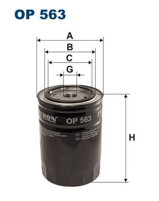 FILTRON Filter, hydrauliek (OP 563)