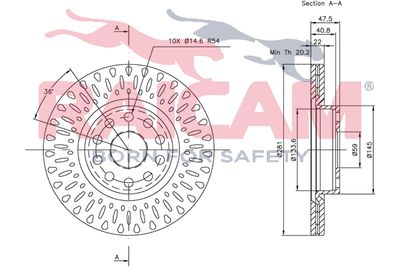 RAICAM RD00197 Тормозные диски  для LANCIA KAPPA (838_) 2.0 20V (838AA1AA)