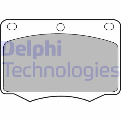 DELPHI LP184 Тормозные колодки и сигнализаторы  для MOSKVICH  (Мосkвич 2141)
