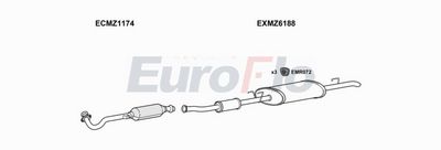 Układ wydechowy EUROFLO MZSPR237008A00