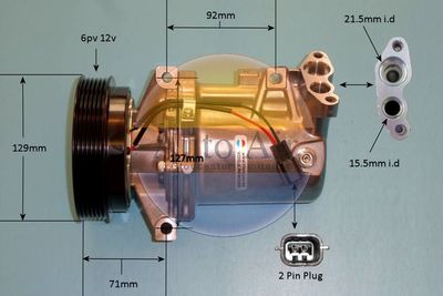 Compressor, air conditioning Auto Air Gloucester 14-9672P