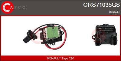 REZISTOR VENTILATOR HABITACLU CASCO CRS71035GS