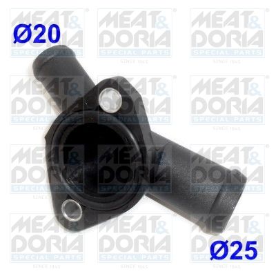 Фланец охлаждающей жидкости MEAT & DORIA 93158 для VW BORA